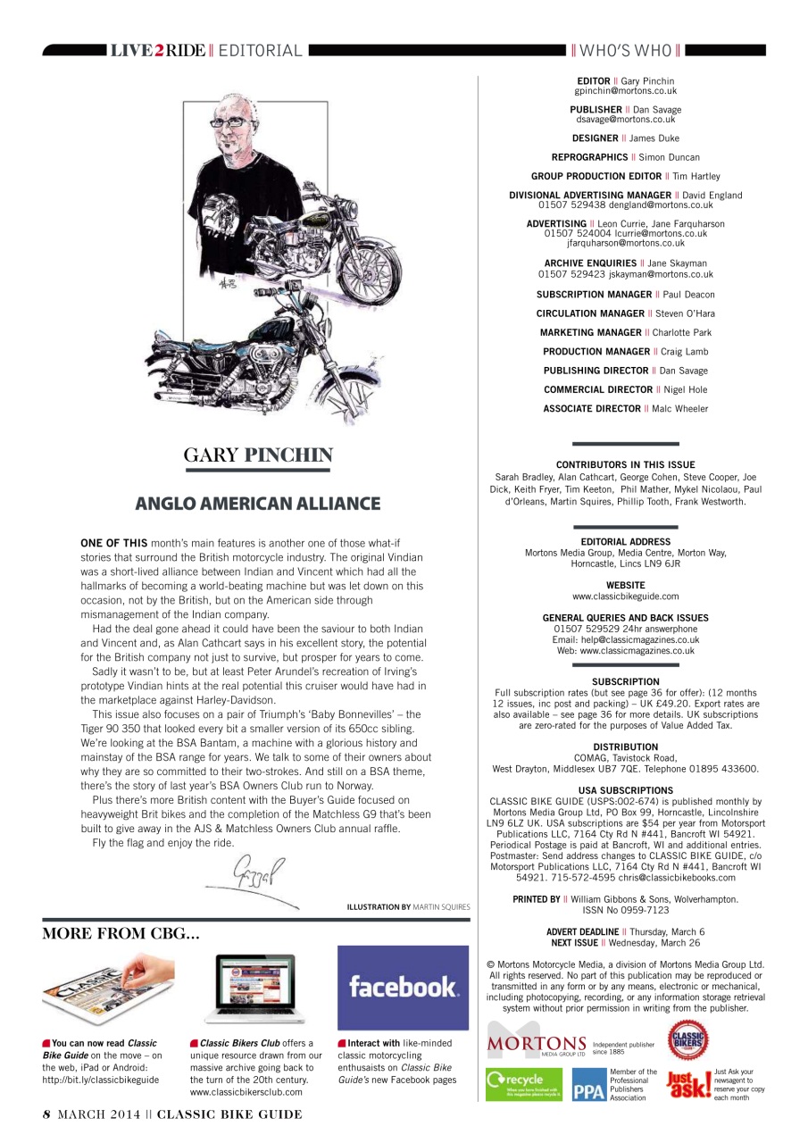 Classic Bike Guide Preview Pages