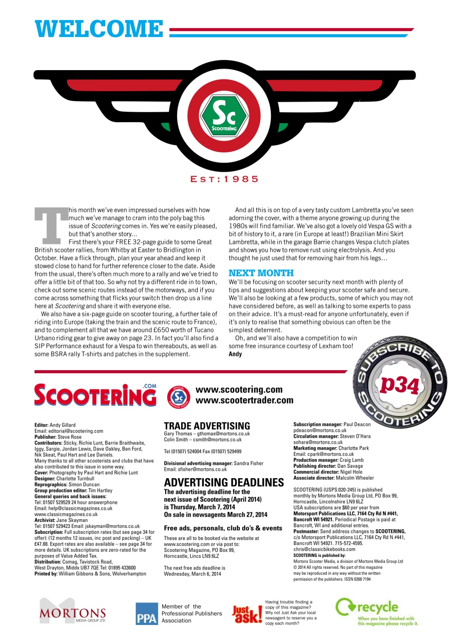 Scootering Preview Pages