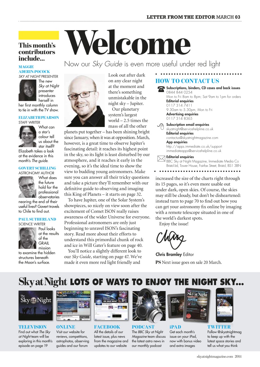 BBC Sky at Night Magazine Preview Pages