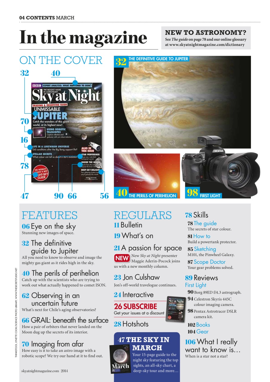 BBC Sky at Night Magazine Preview Pages