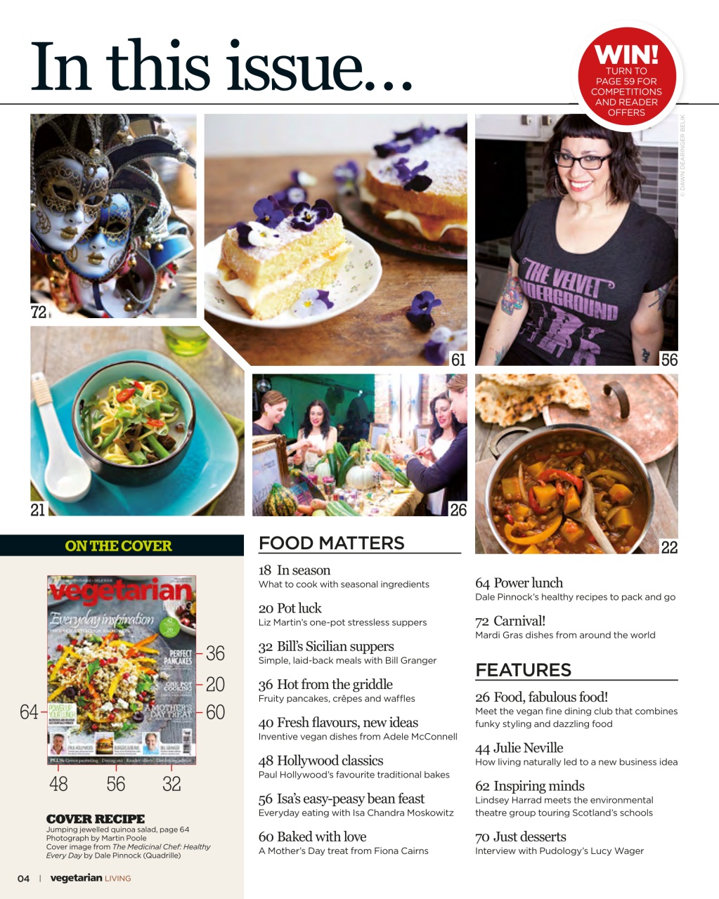 Vegetarian Living Preview Pages