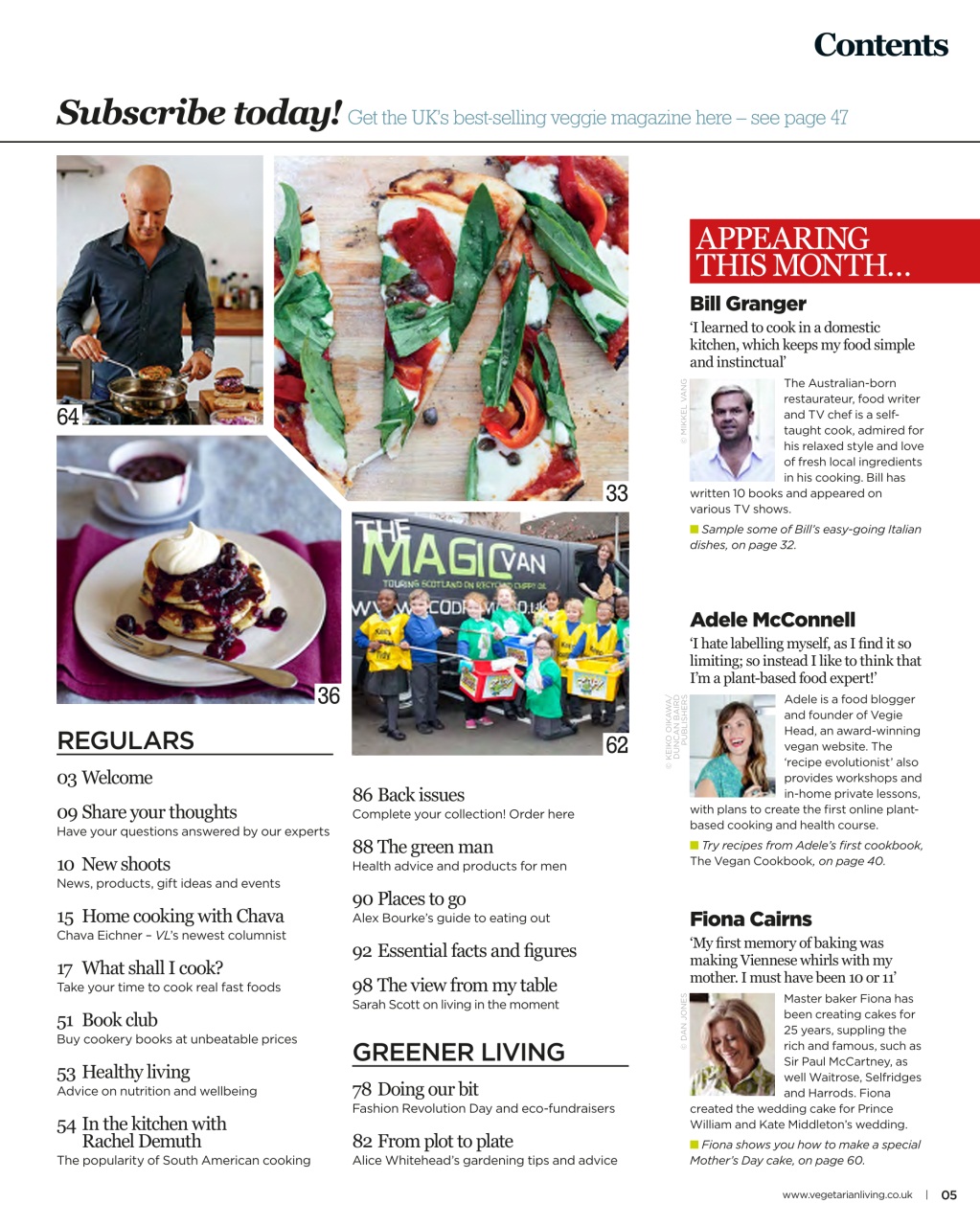 Vegetarian Living Preview Pages