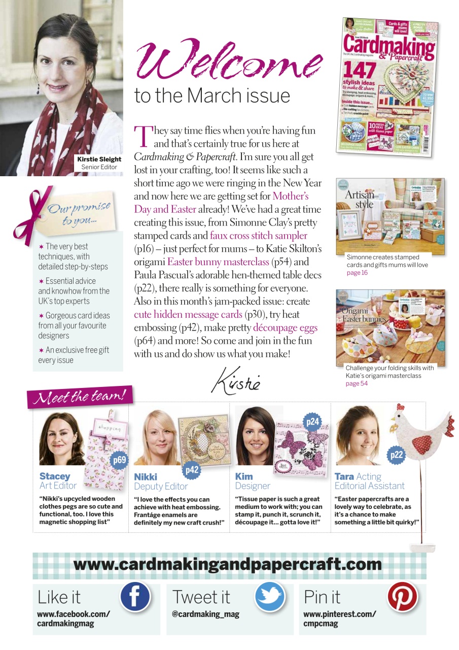 Cardmaking & Papercraft Preview Pages