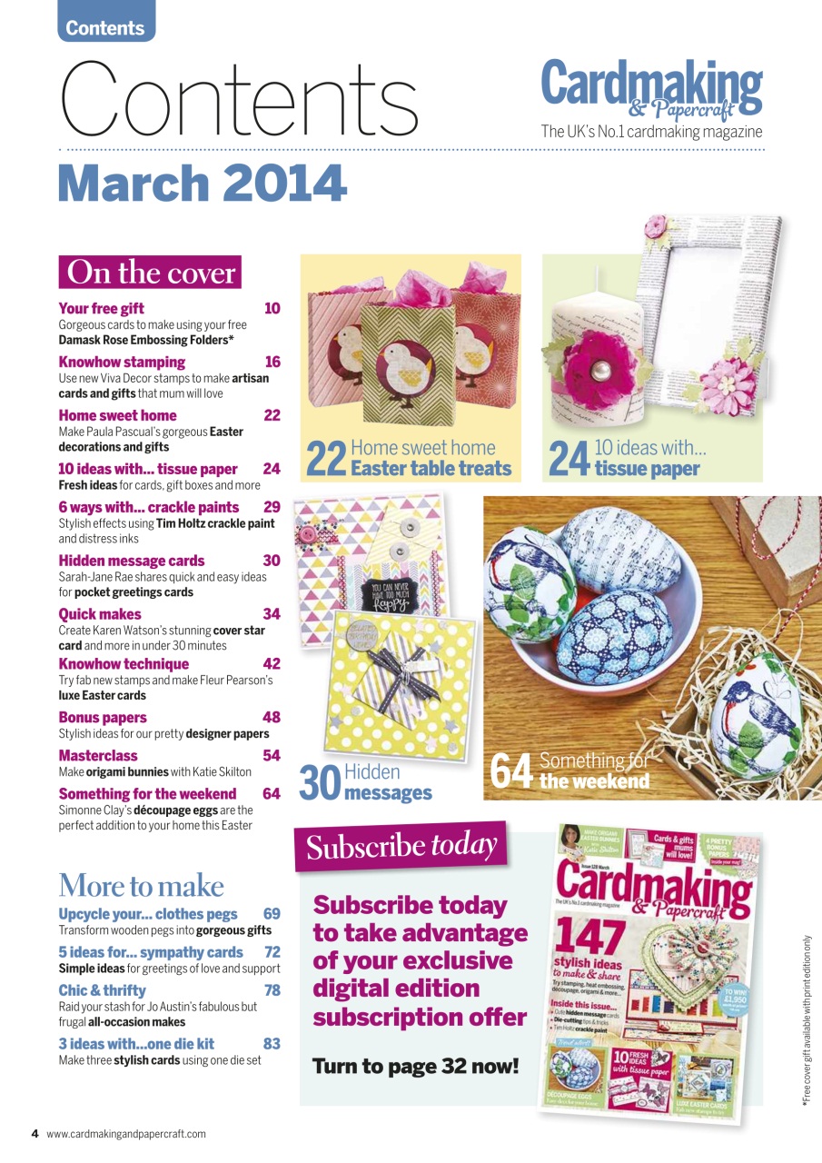 Cardmaking & Papercraft Preview Pages
