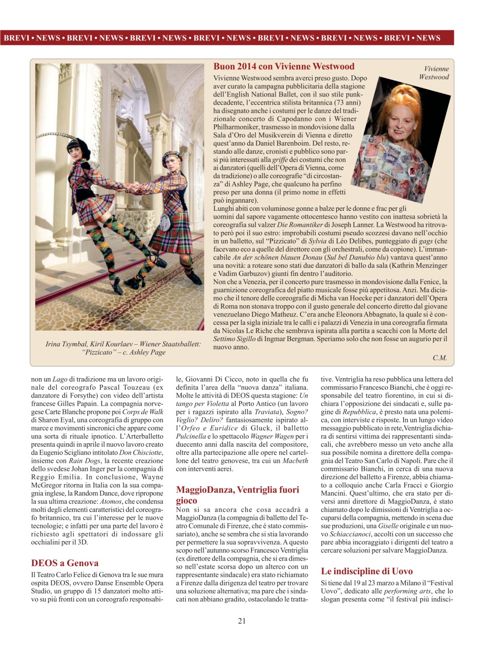 BALLET2000 Edizione Italia Preview Pages
