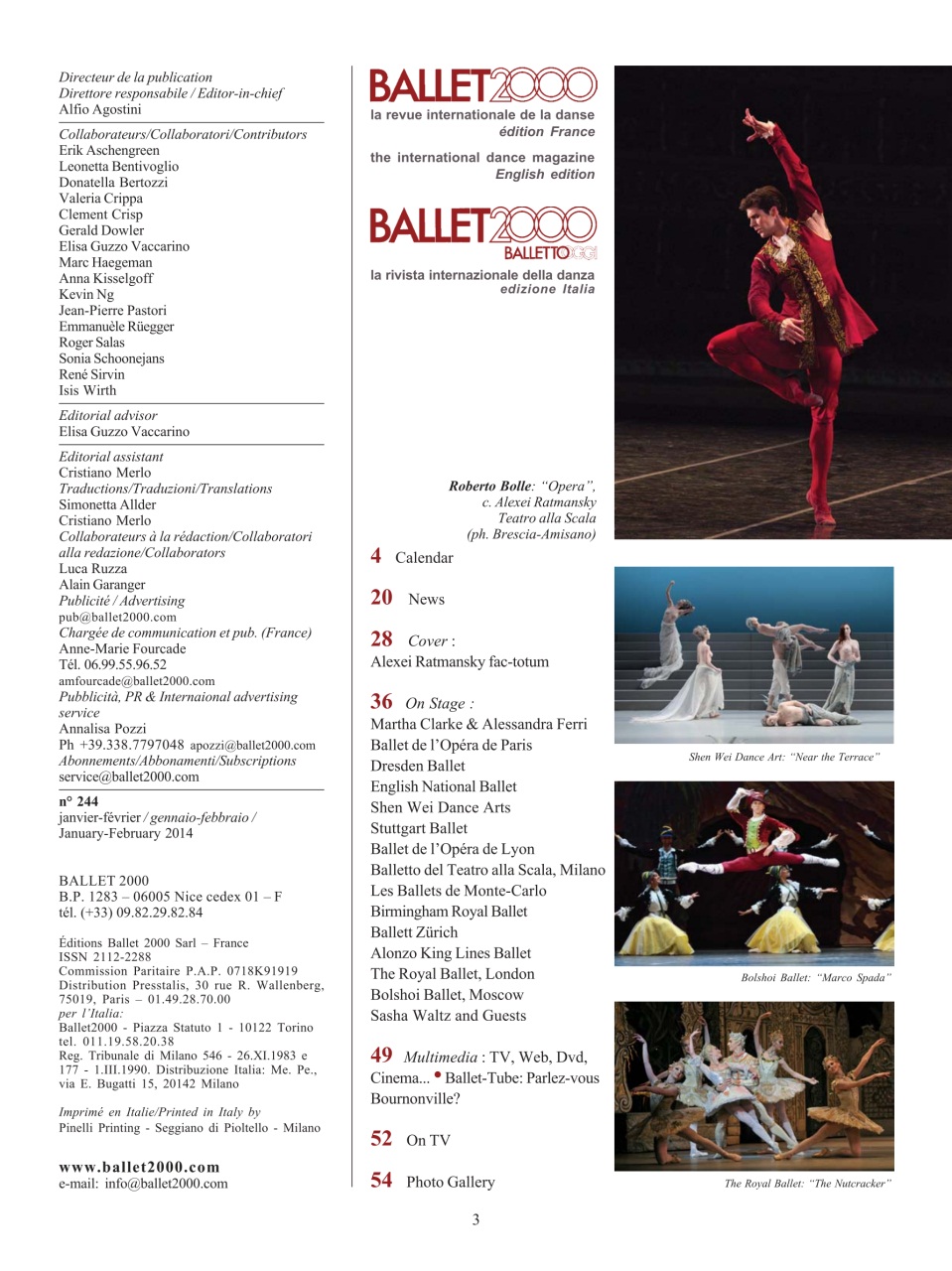 BALLET2000 English Edition Preview Pages