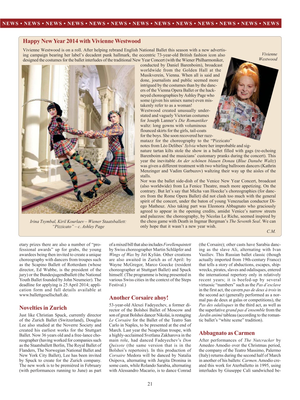 BALLET2000 English Edition Preview Pages