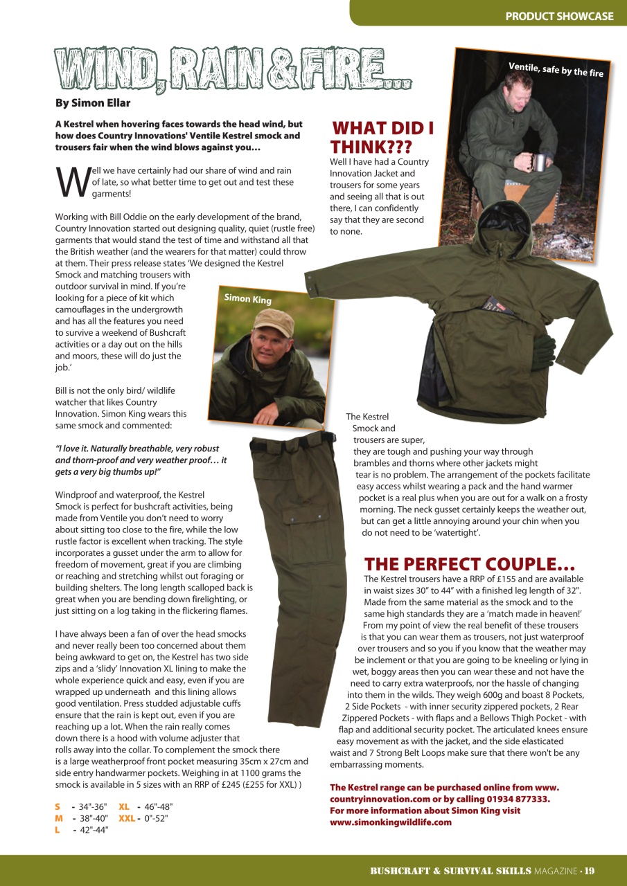 Bushcraft & Survival Skills Magazine Preview Pages