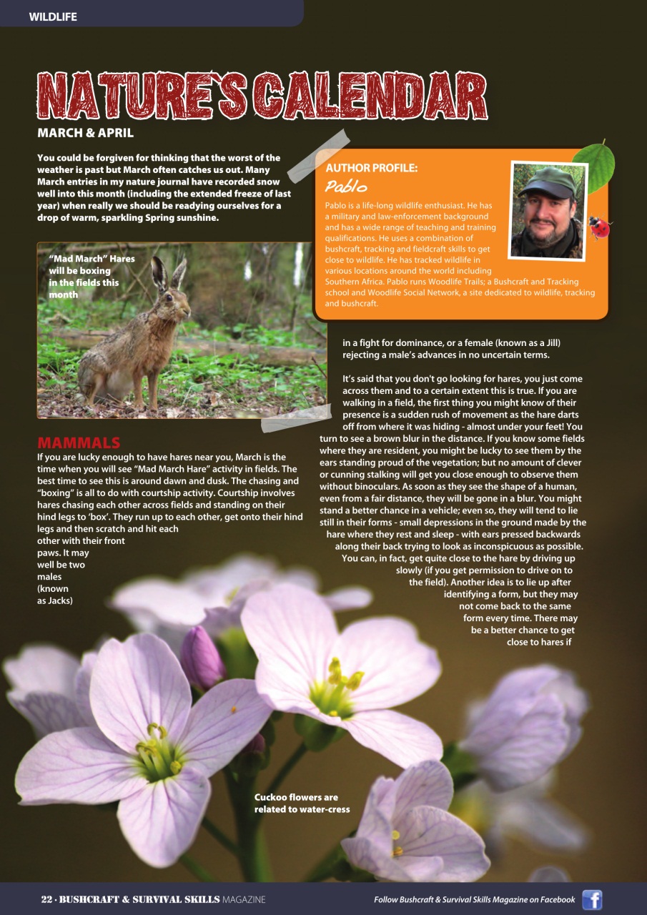 Bushcraft & Survival Skills Magazine Preview Pages