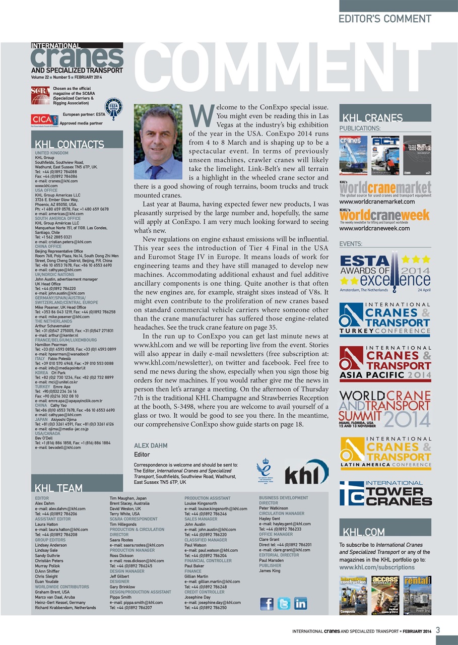 Int. Cranes and Specialized Transp Preview Pages