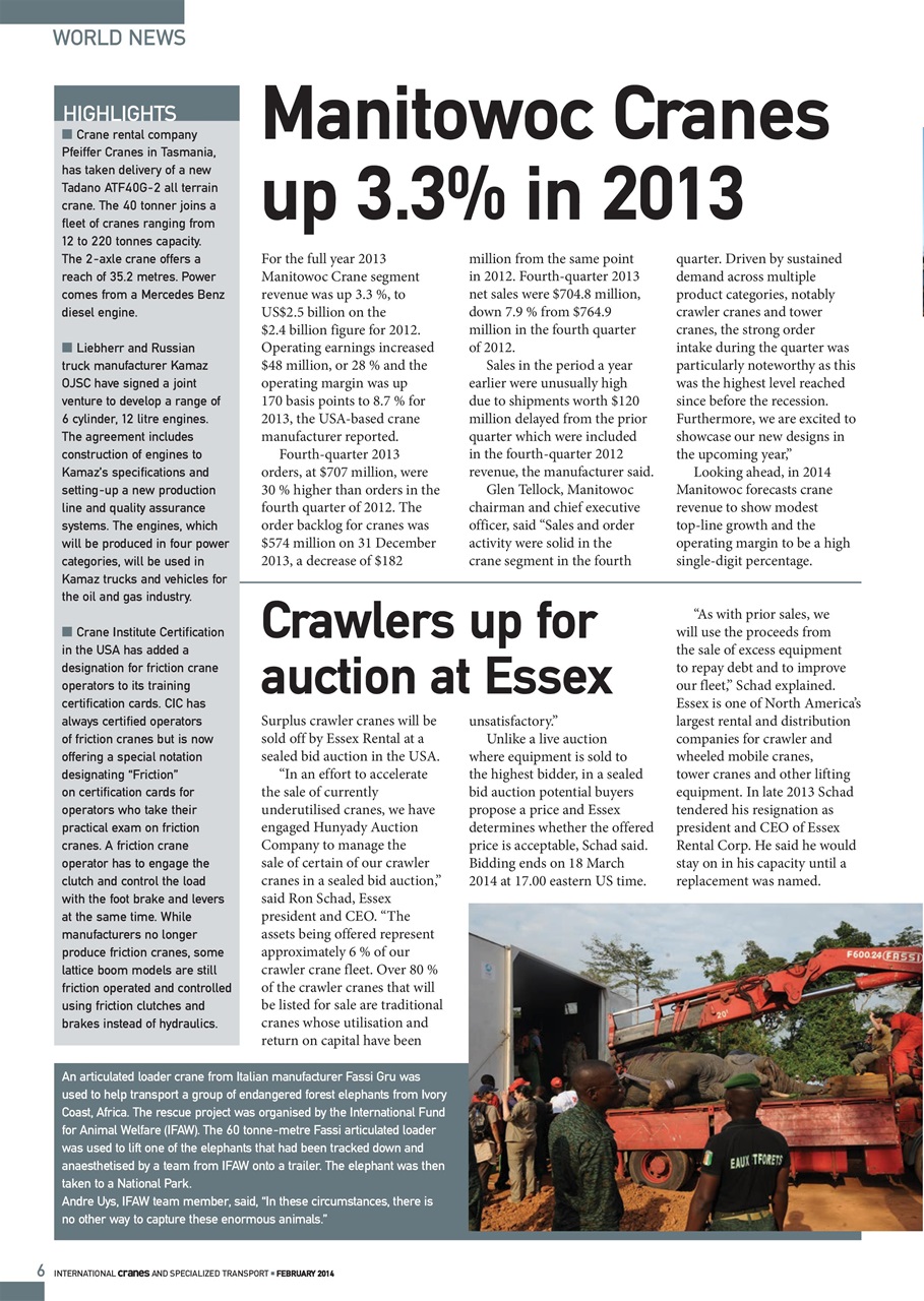 Int. Cranes and Specialized Transp Preview Pages