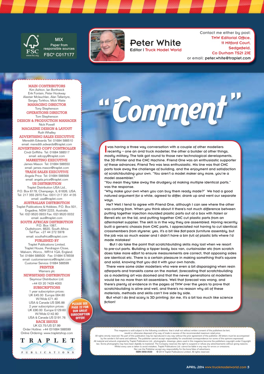 Model Car Truck Motorcycles World Preview Pages