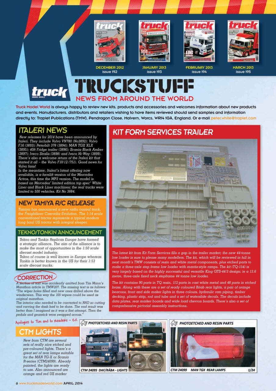 Model Car Truck Motorcycles World Preview Pages