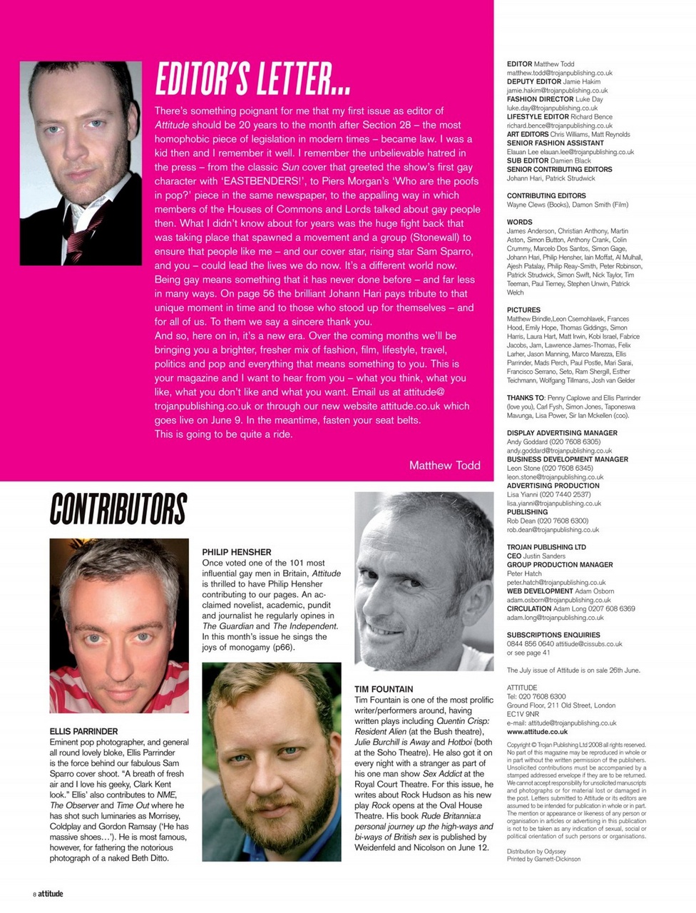 Attitude Preview Pages