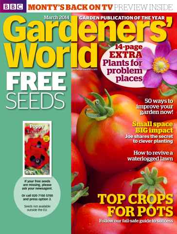 BBC Gardeners’ World Magazine issue March 2014