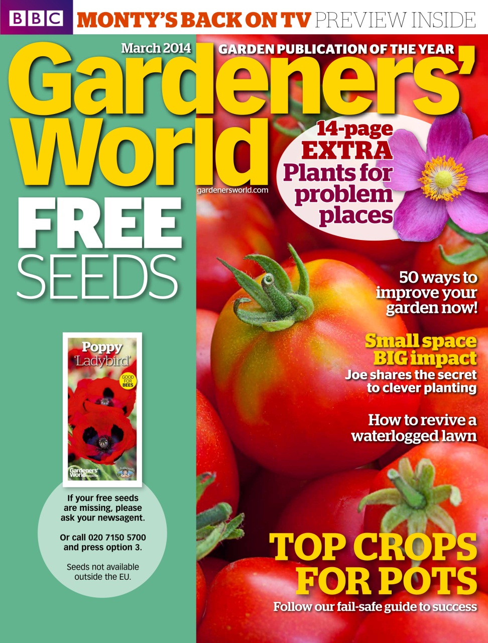 BBC Gardeners’ World Magazine Preview Pages