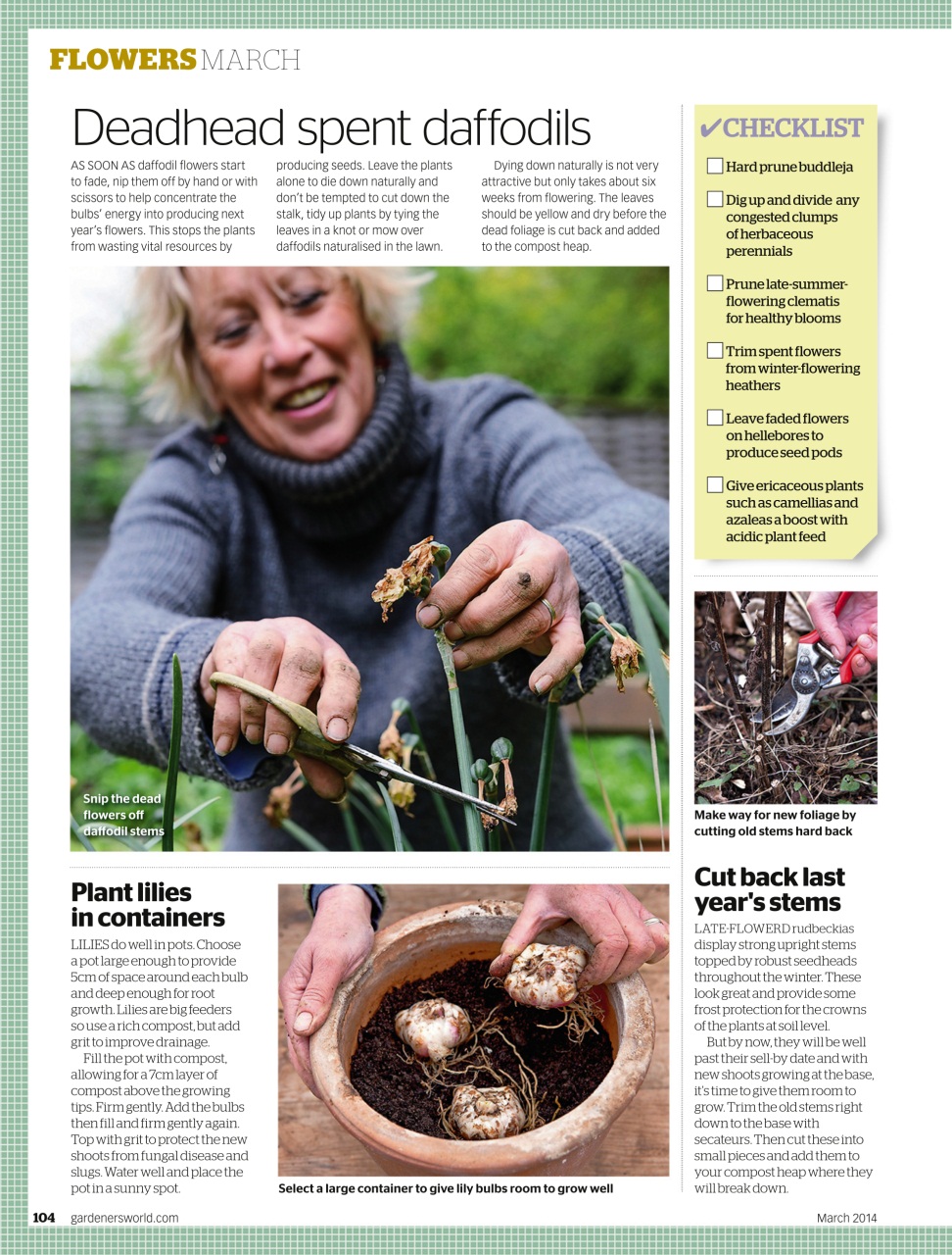 BBC Gardeners’ World Magazine Preview Pages