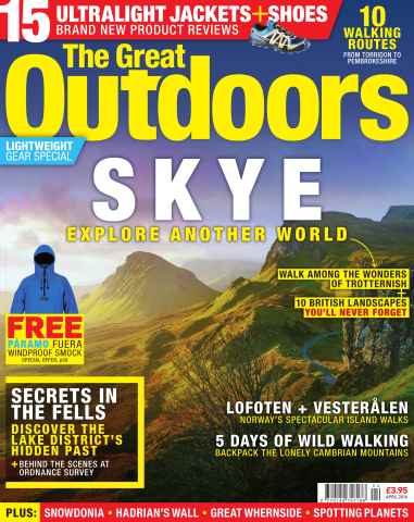 TGO - The Great Outdoors Magazine issue April: Ultralight Gear Special