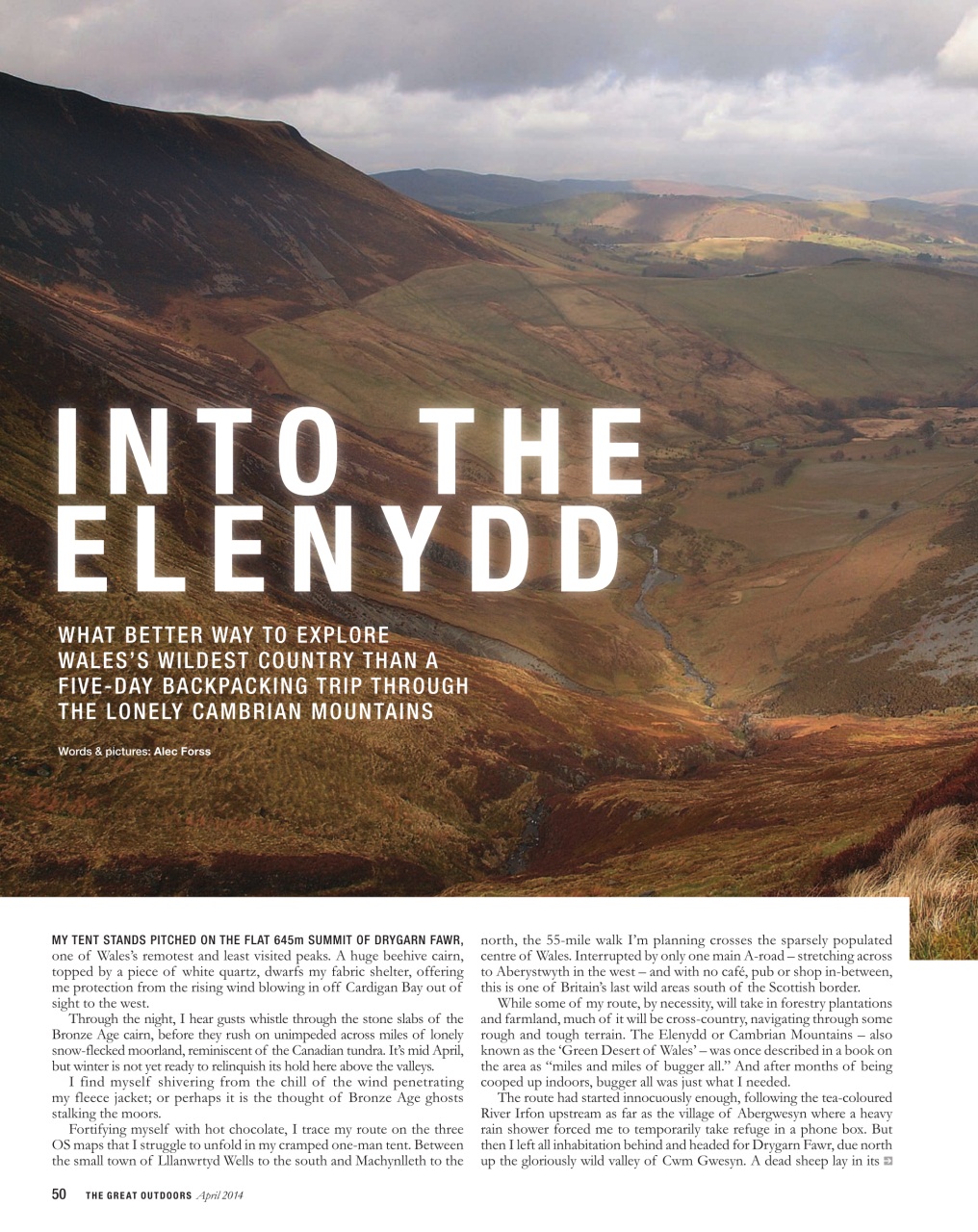 TGO - The Great Outdoors Magazine Preview Pages