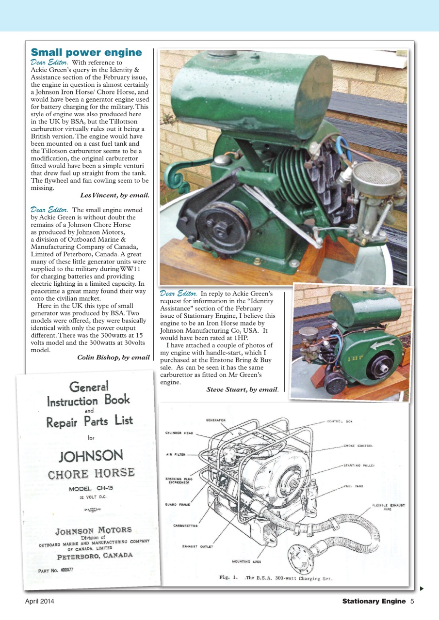Stationary Engine Preview Pages