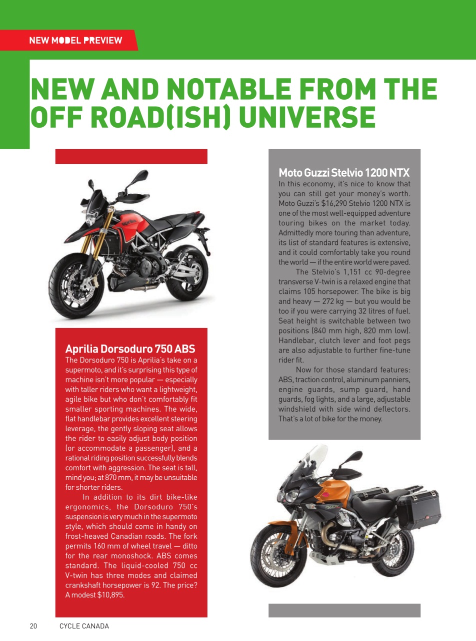 Cycle Canada Preview Pages