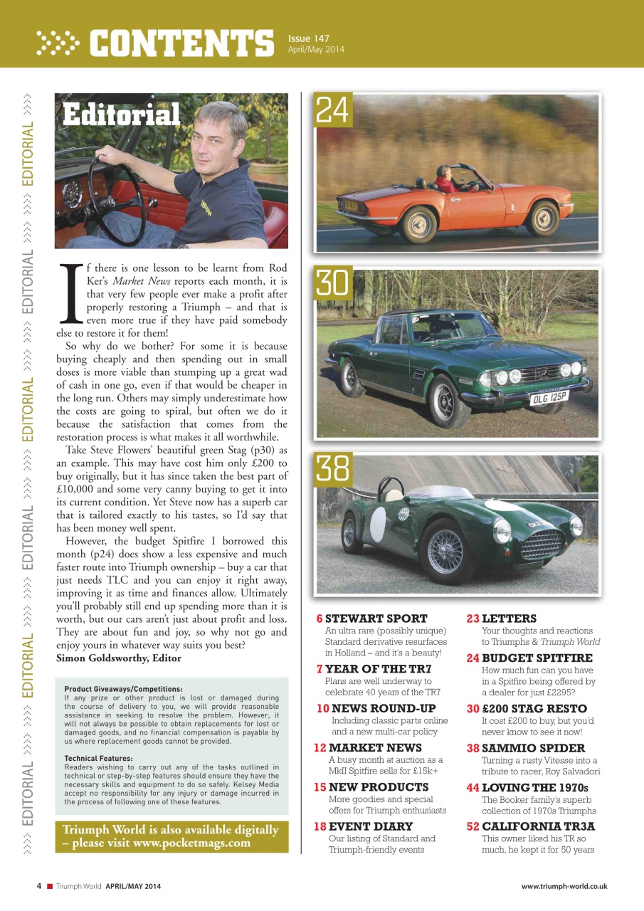 Triumph World Preview Pages