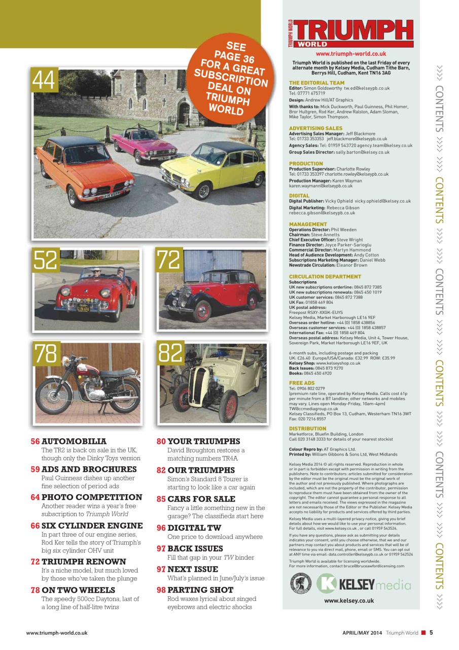 Triumph World Preview Pages