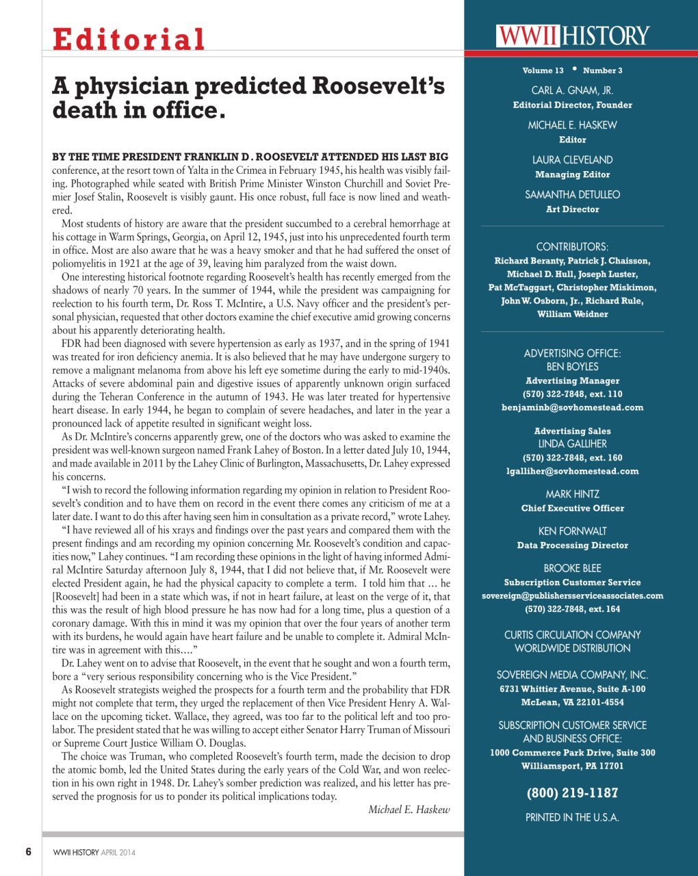 WW2 History Magazine Preview Pages