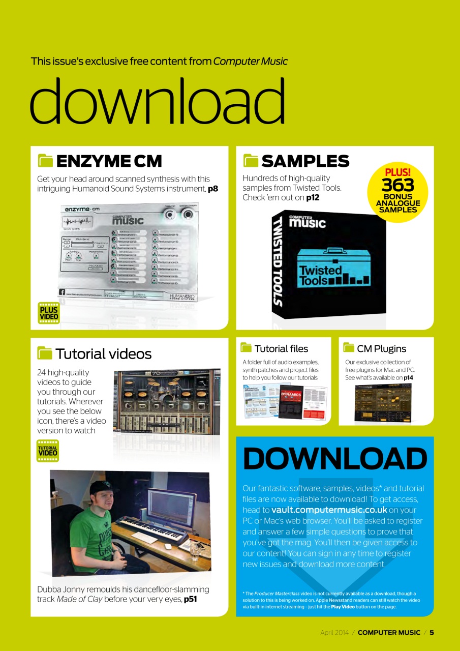 Computer Music Preview Pages