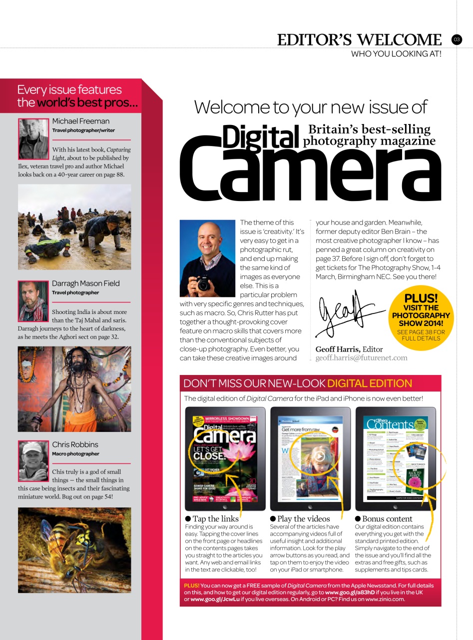 Digital Camera Magazine Preview Pages