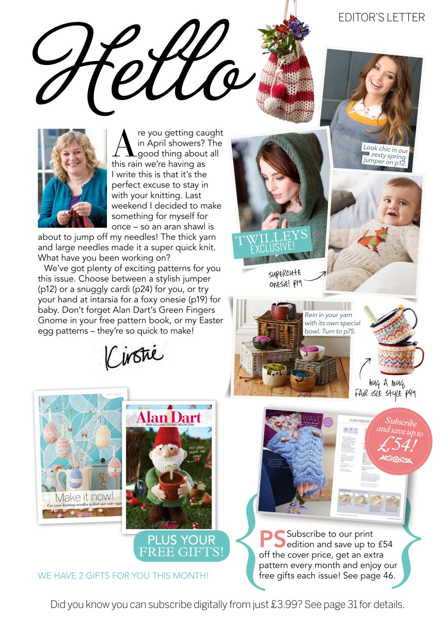 Simply Knitting Preview Pages