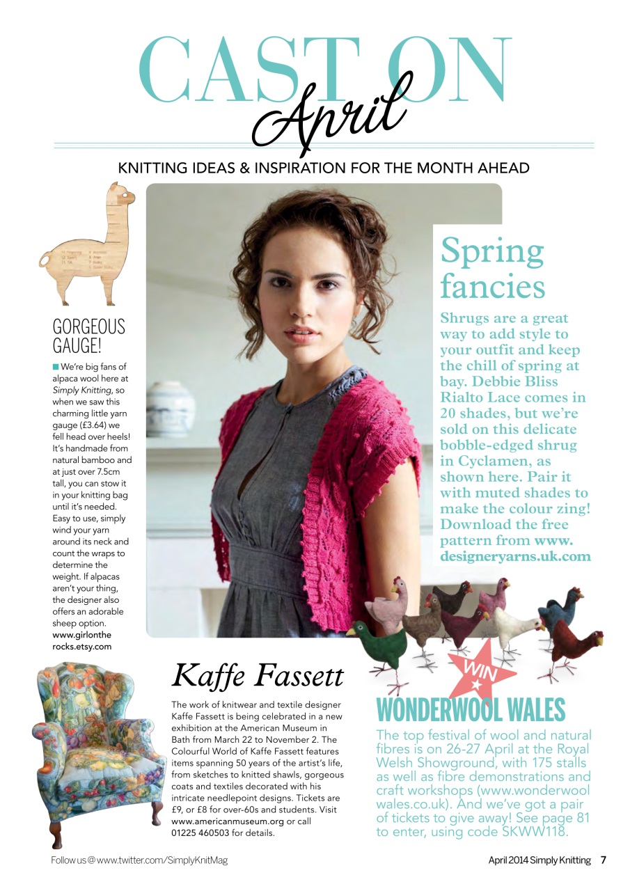 Simply Knitting Preview Pages