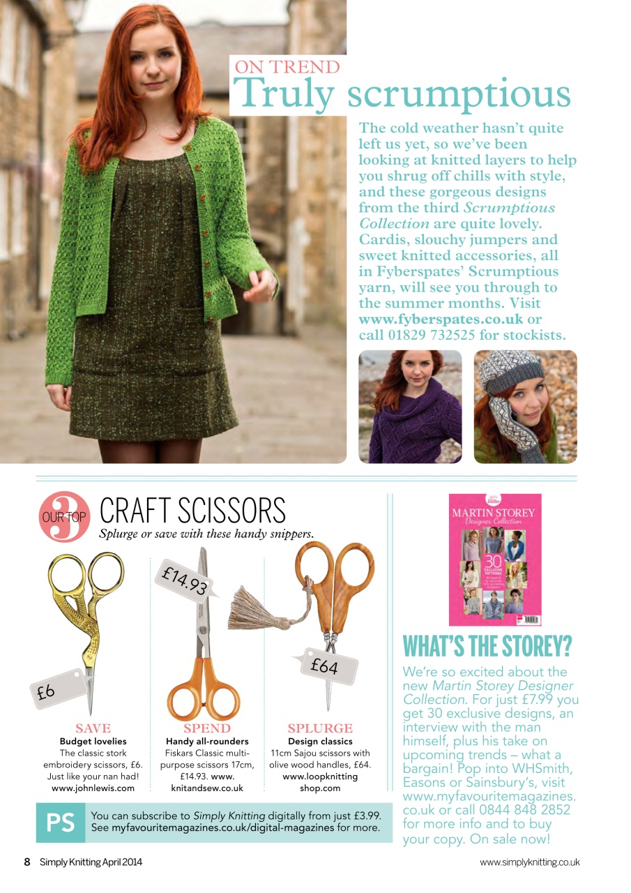 Simply Knitting Preview Pages