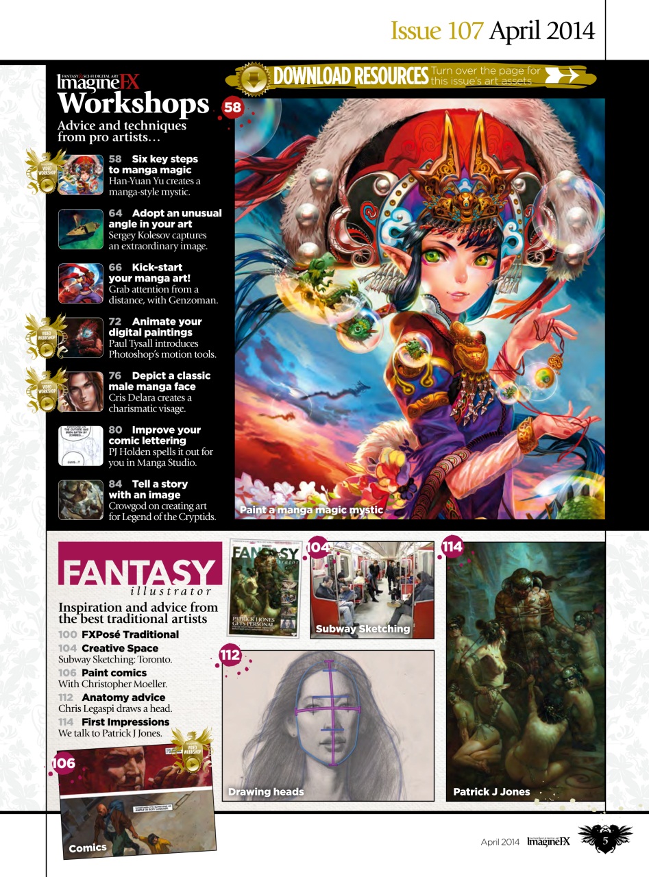 ImagineFX Preview Pages