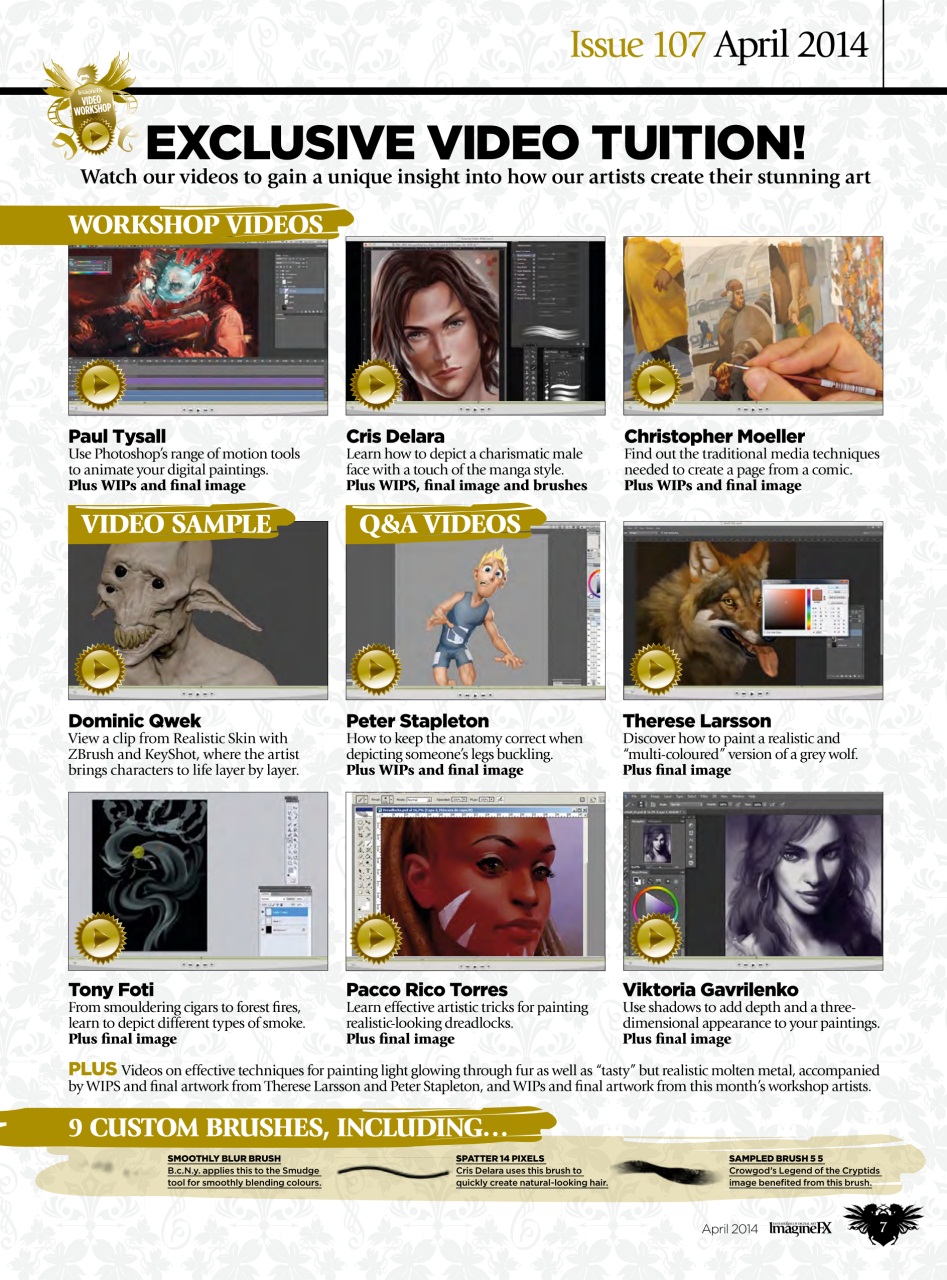 ImagineFX Preview Pages