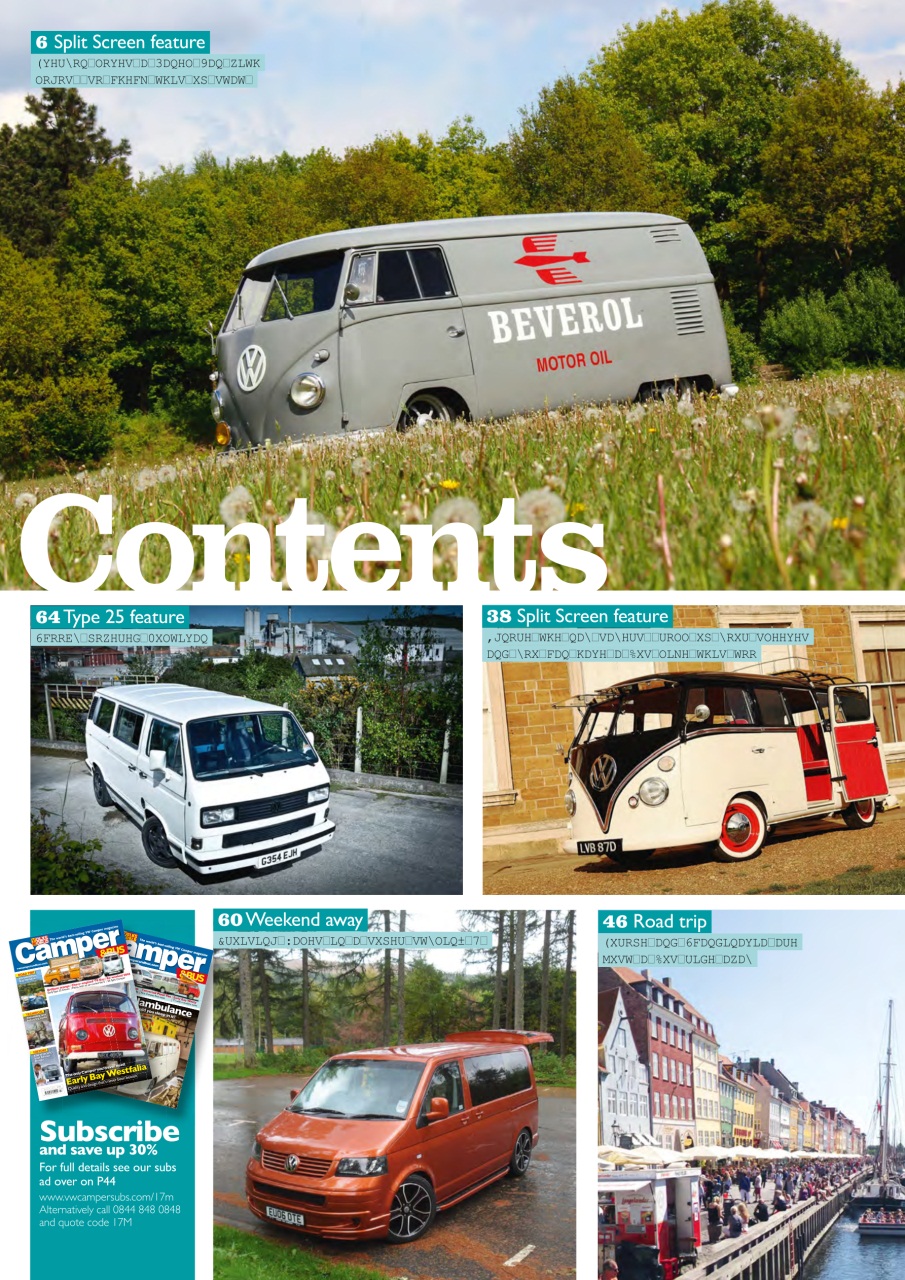 VW Camper Preview Pages