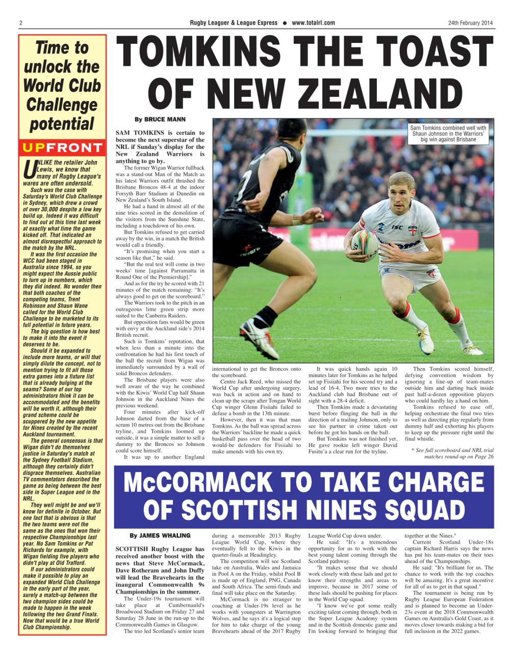 League Express Preview Pages