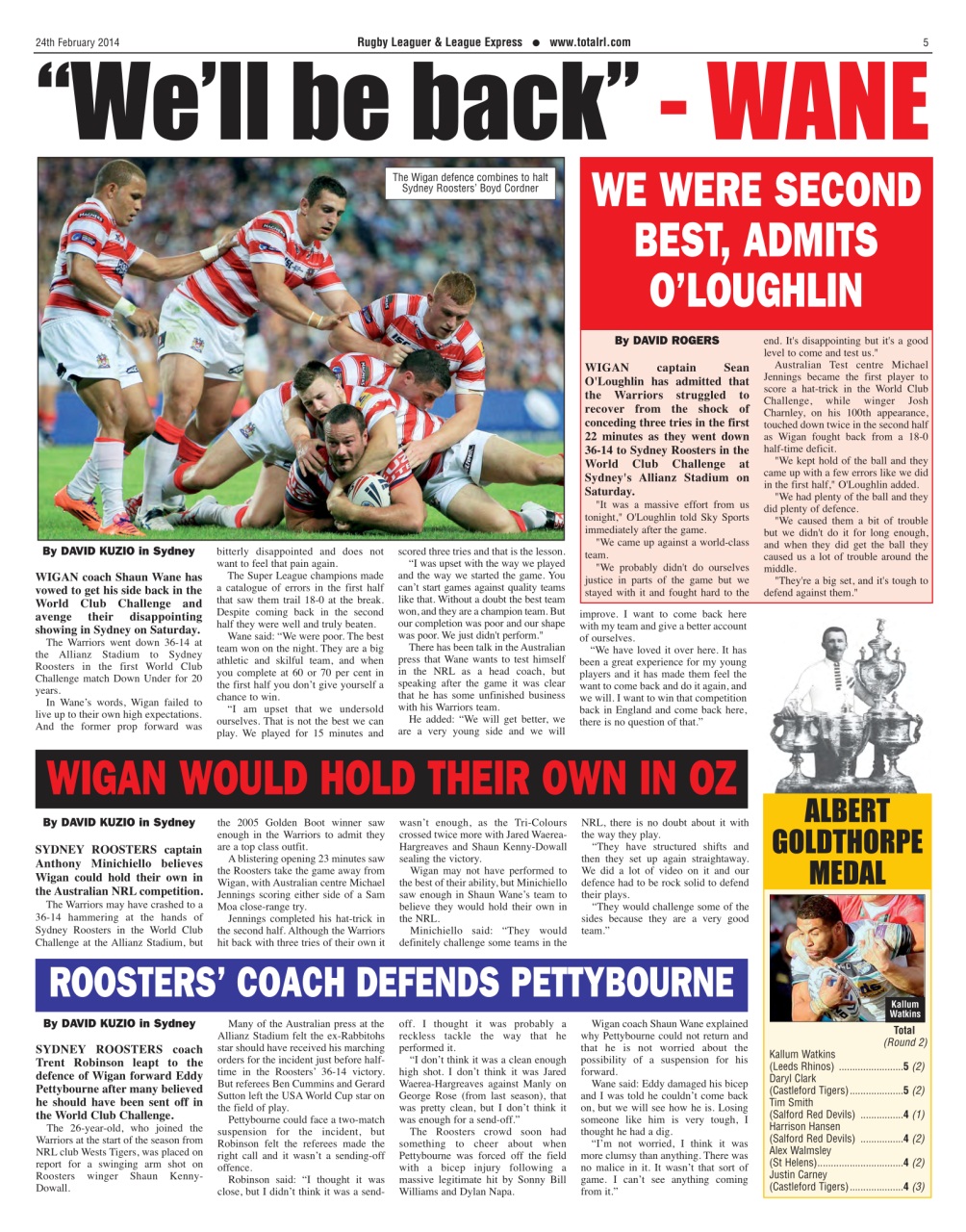 League Express Preview Pages