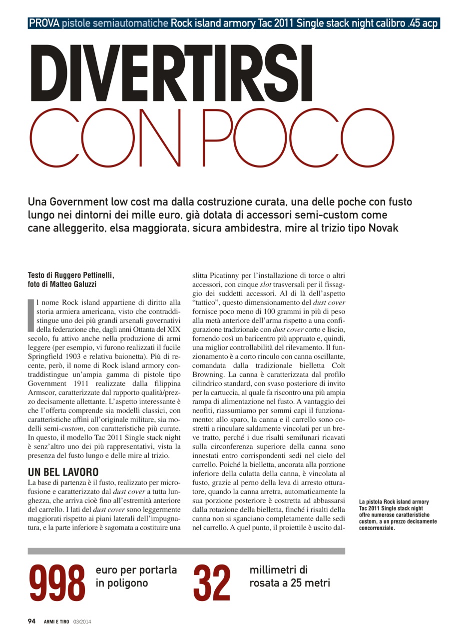 Armi E Tiro Preview Pages