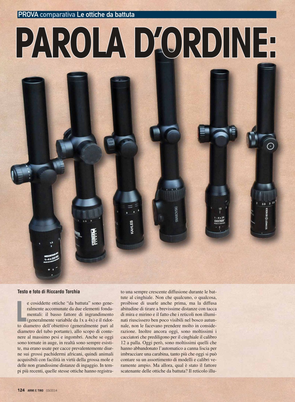 Armi E Tiro Preview Pages