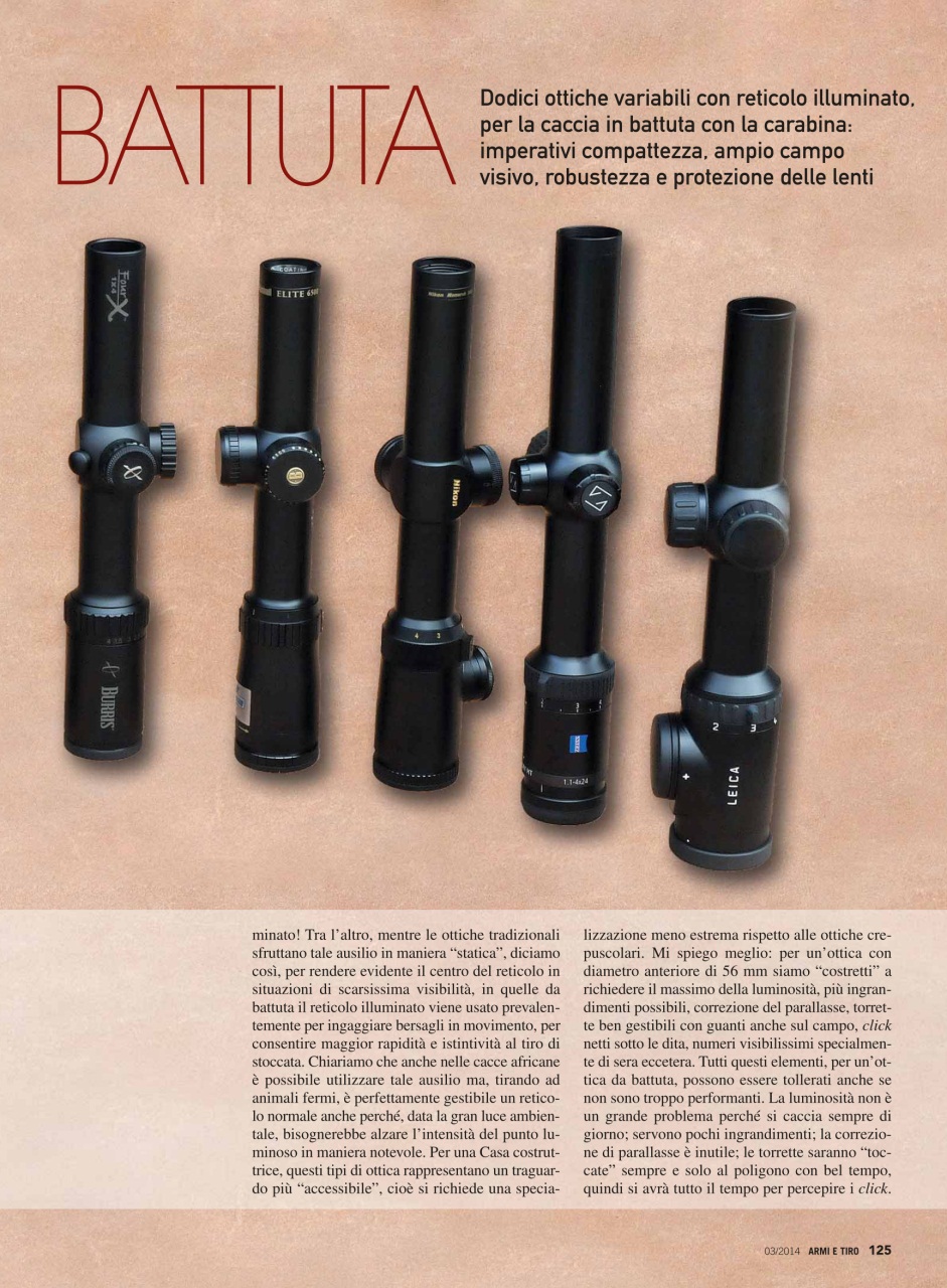 Armi E Tiro Preview Pages