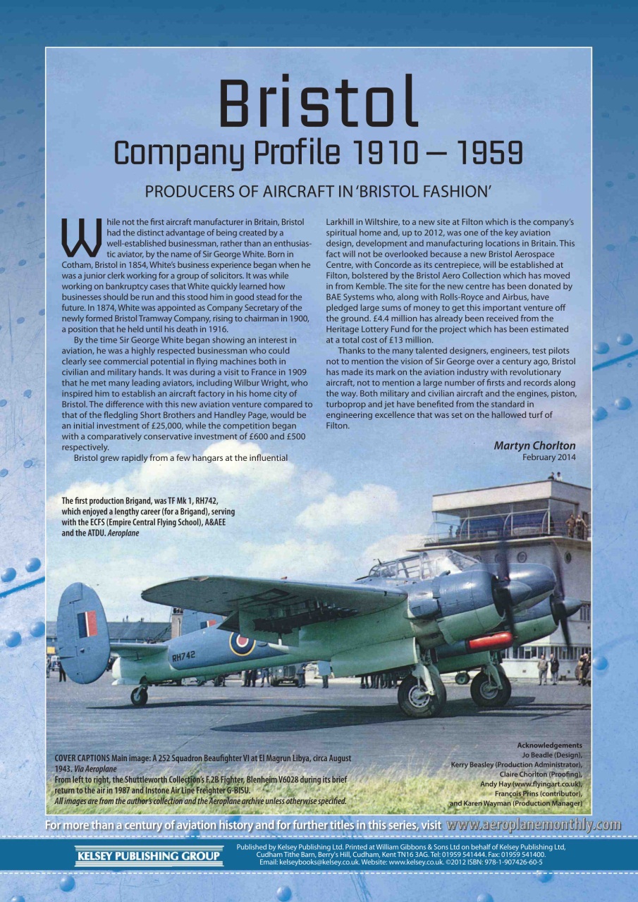 Aeroplane Company Profile Preview Pages