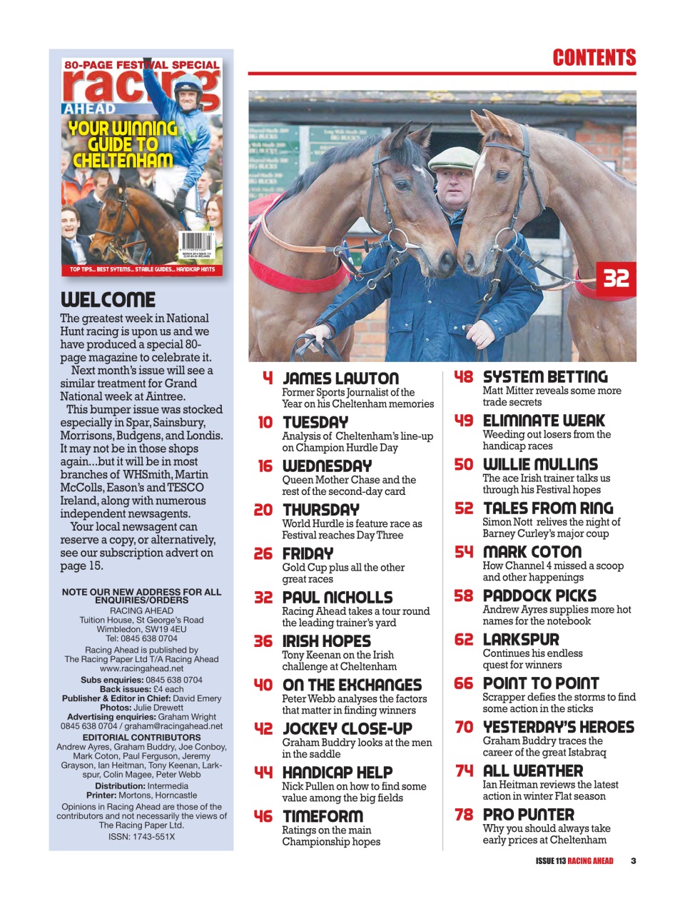 Racing Ahead Preview Pages