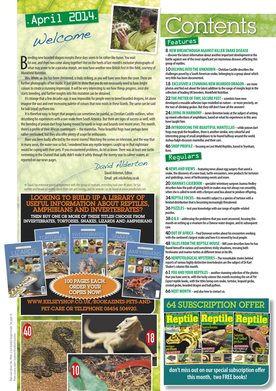 Practical Reptile Keeping Preview Pages