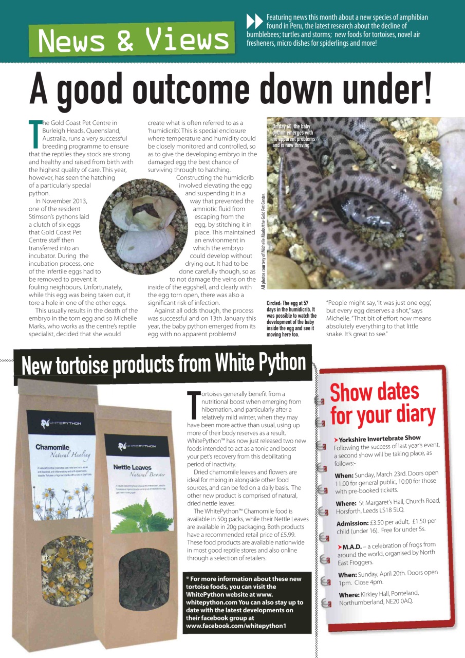 Practical Reptile Keeping Preview Pages