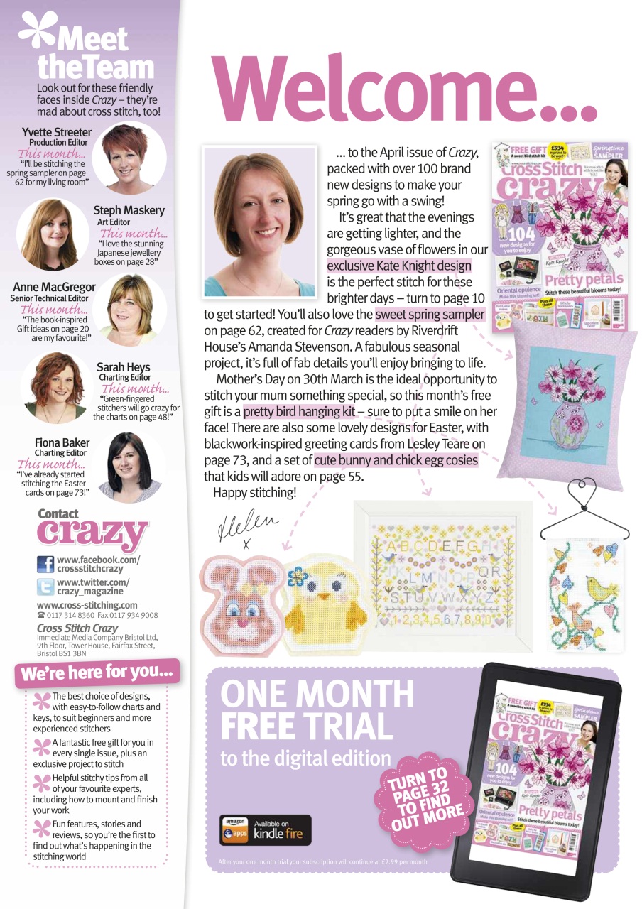 Cross Stitch Crazy Preview Pages