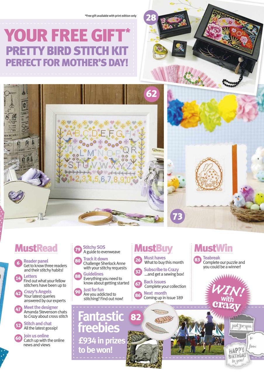 Cross Stitch Crazy Preview Pages