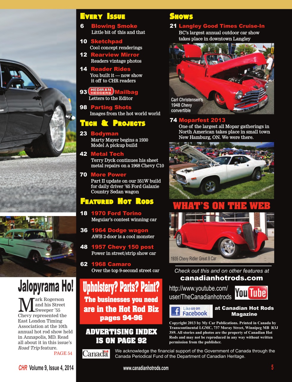 Canadian Hot Rods Preview Pages