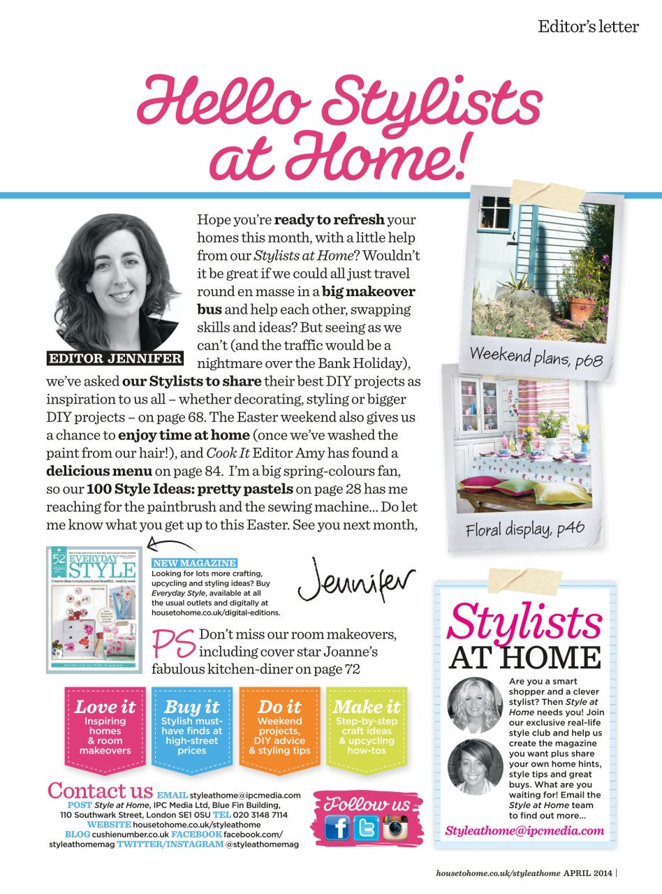 Style at Home Preview Pages