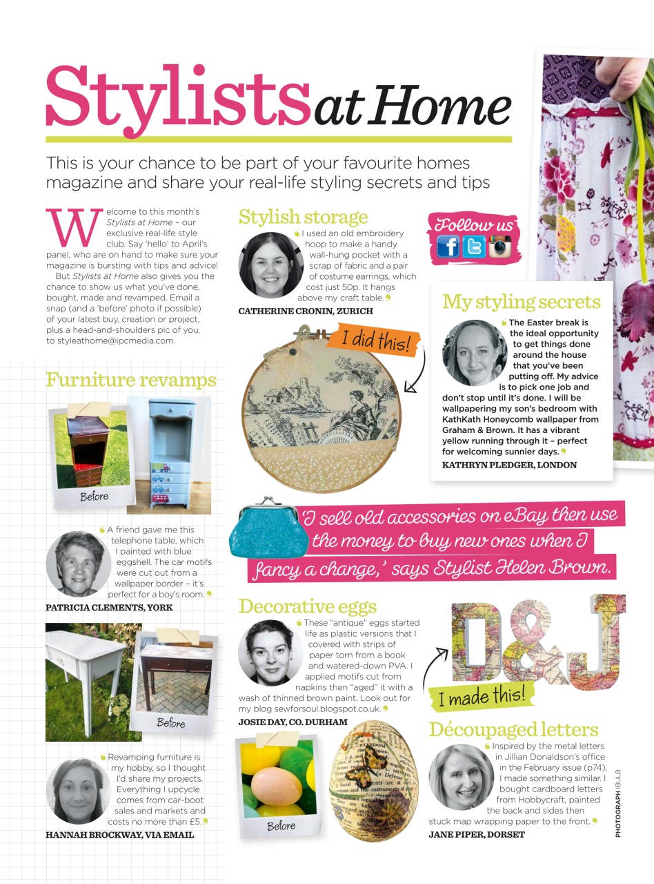 Style at Home Preview Pages